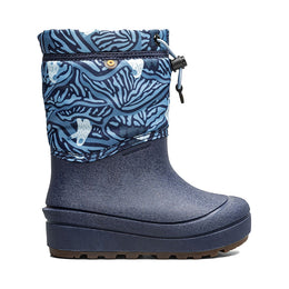 BOGS Kids Snow Shell Friendly Yeti Winter Boots - Navy Multi