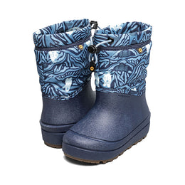 BOGS Kids Snow Shell Friendly Yeti Winter Boots - Navy Multi