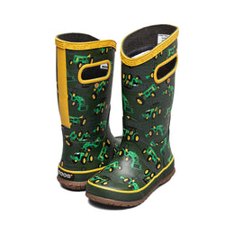 BOGS Kids Tractor Rain Boots - Dark Green Multi