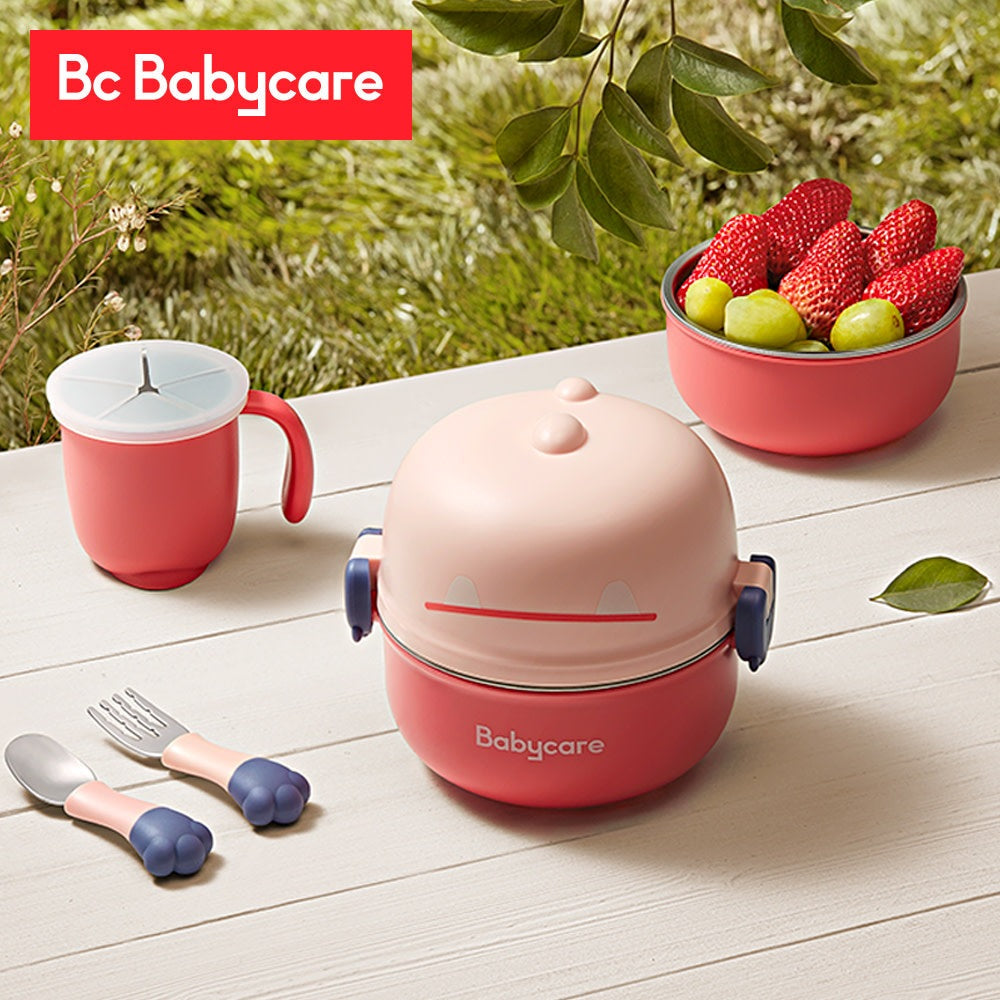 Bc Babycare Dino Portable Tableware Set