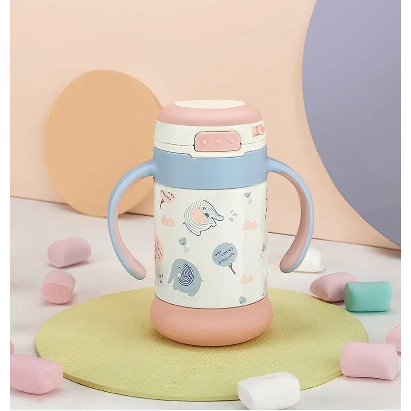 Bc Babycare Kids Insulated Straw Bottle With Sakura