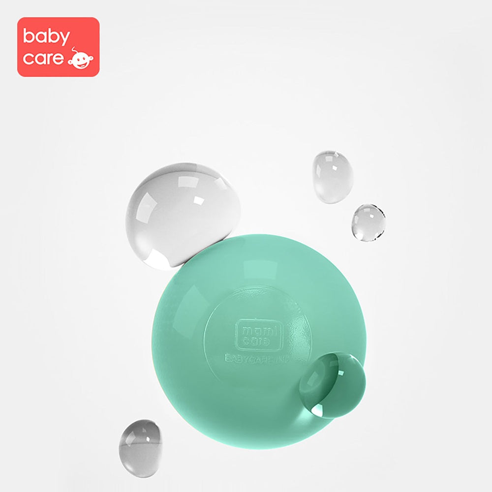 BC Babycare Kids Ocean Balls turquoise large ball with clear translucent spheres, toy set of 6