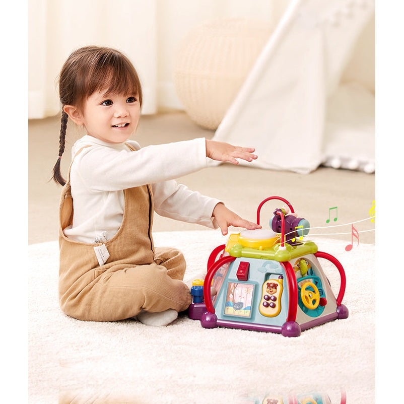BC Babycare Learning Activity Cube Plus toddler interactive activity center with colorful panels