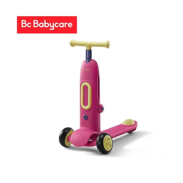 Bc Babycare Light & Sound 2-In-1 Scooter Red