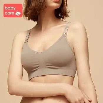 Bc Babycare Maternity Breathable Nursing Bra Brown