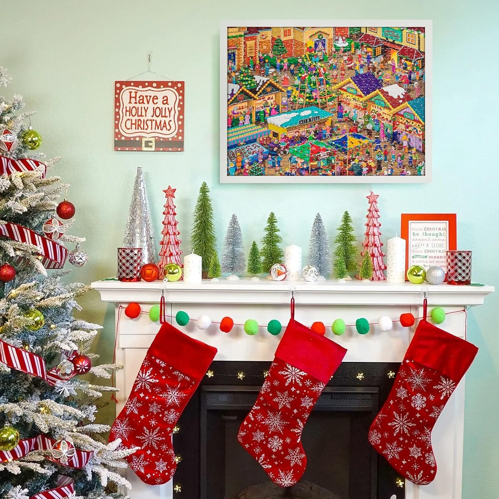 Becko 500-piece Christmas Fair jigsaw puzzle by Baby EnRoute