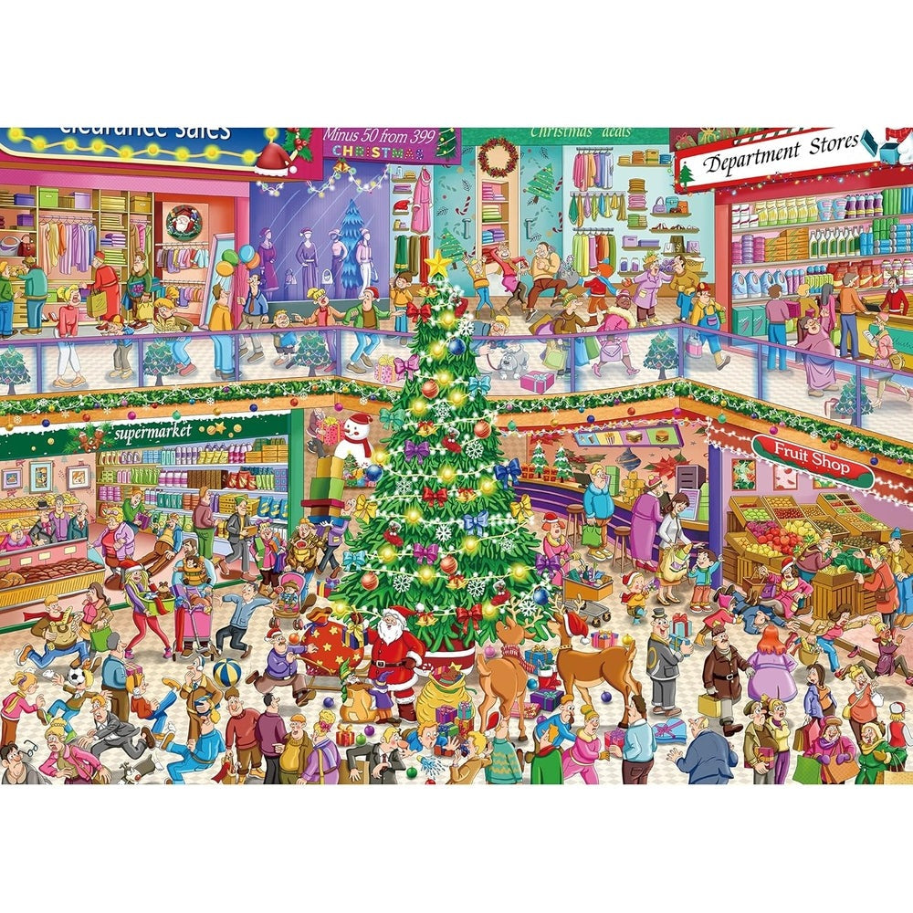 Becko 500-piece Christmas supermarket jigsaw puzzle by Baby EnRoute
