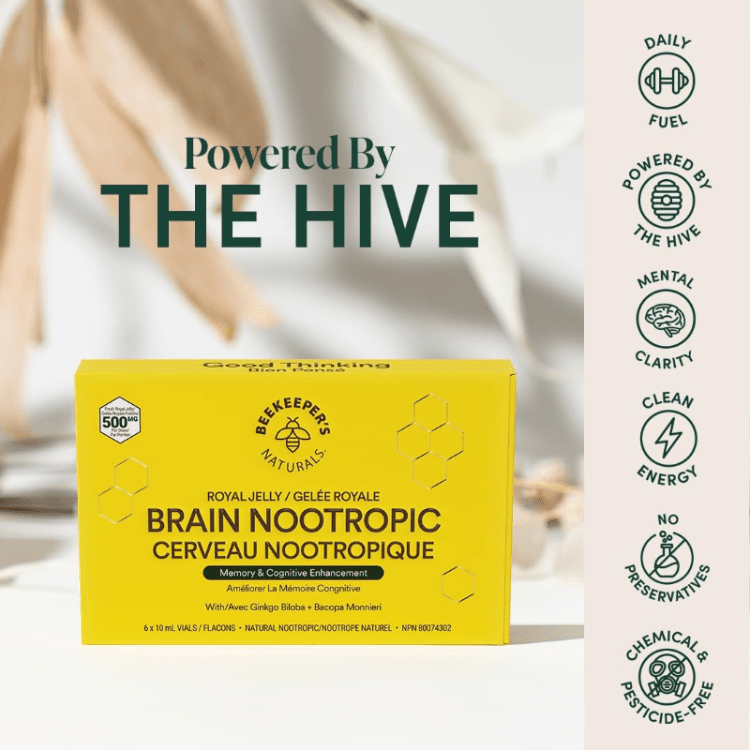 Beekeeper's Naturals B. Lxr Brain Fuel 6X10 ml