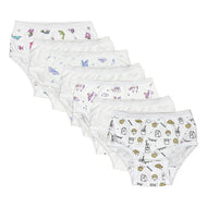 Bellabu Bear Girl's Bamboo Underwear 7 Pack