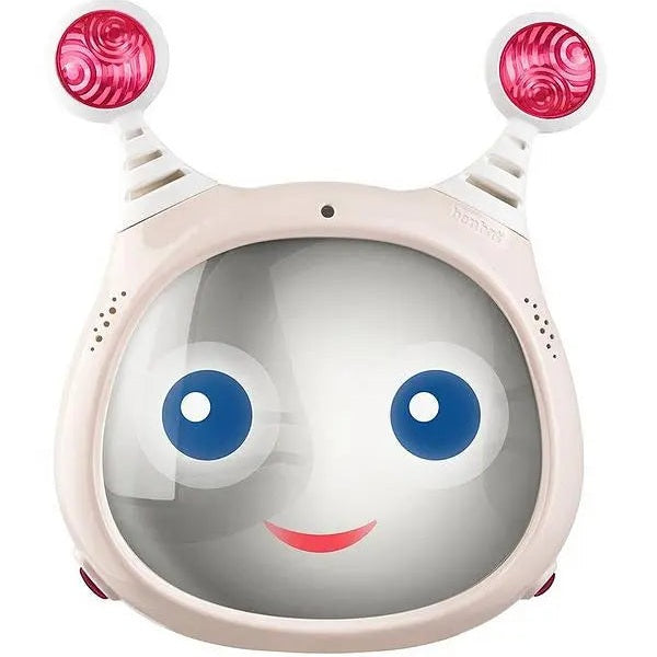 Benbat Oly Active Car Mirror with pink antennae and a cheerful blue-eyed face, kid-friendly interior visibility