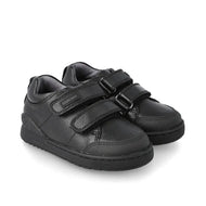 Biomecanics Black Napa Double Velcros School Shoes
