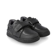 Biomecanics Black Napa Velcro School Shoes