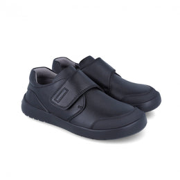 Biomecanics School Shoes Black Napa Single Velcro