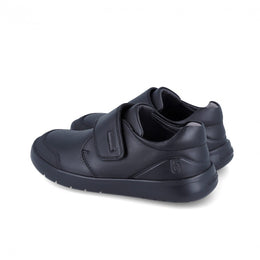 Biomecanics School Shoes Black Napa Single Velcro