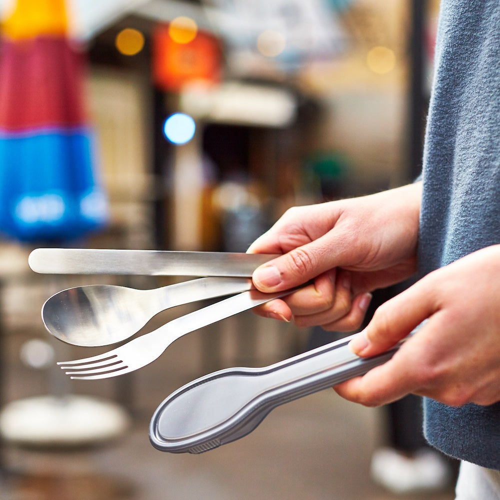 Black+Blum Cutlery Set and Case detail view