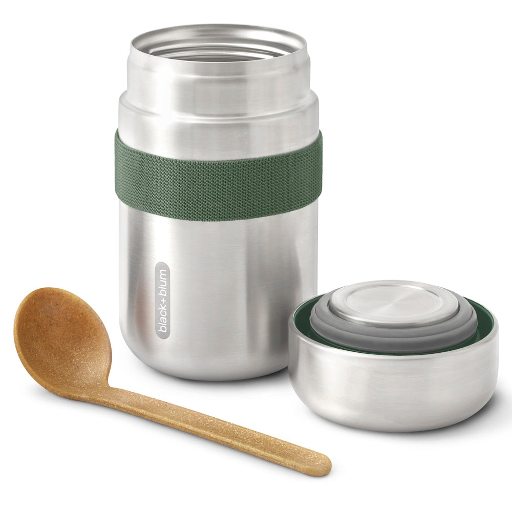 Black+Blum Food Flask 400ml close-up view