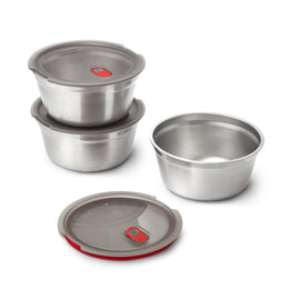 Black+Blum Microwavable Steel Food Bowl Large