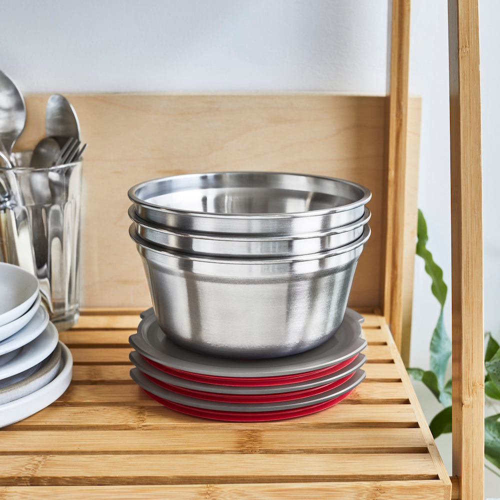 Black+Blum Microwavable Steel Food Bowl Large front view