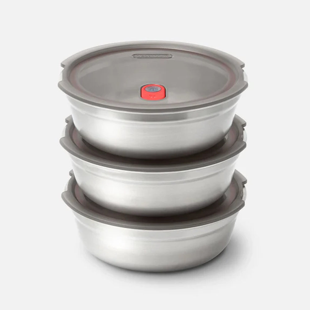 Black+Blum Microwavable Steel Food Bowl Small close-up view