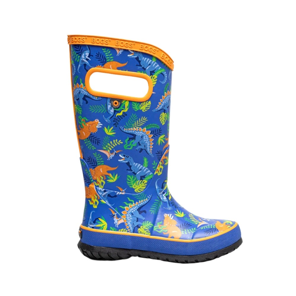 Bogs Rainboot Dinosaur Jungle Blue Multi