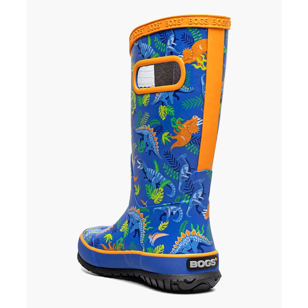Bogs Rainboot Dinosaur Jungle Blue Multi