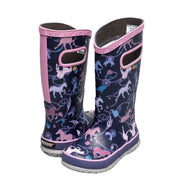 Bogs Rainboot Rodeo Horses Purple Multi