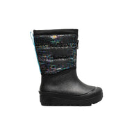 Bogs Snow Boots Shell Zip Metallic Stripes
