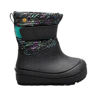 BOGS Kids Baby Snow Shell Metallic Stripes Boots - Black Multi