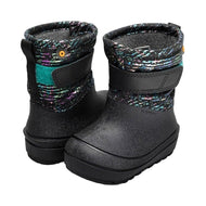 BOGS Kids Baby Snow Shell Metallic Stripes Boots - Black Multi