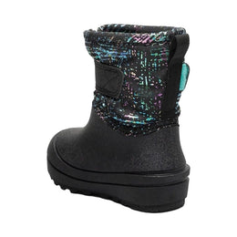 BOGS Kids Baby Snow Shell Metallic Stripes Boots - Black Multi