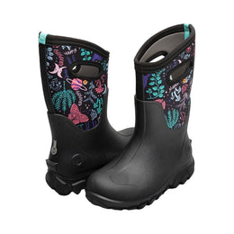 BOGS Kids Classic Seamless Cosmic Forest Winter Boots - Black Multi