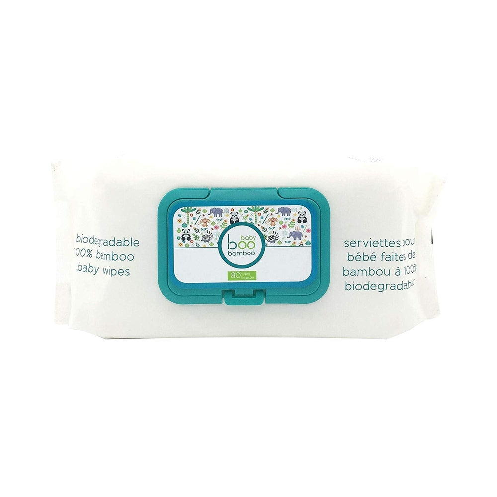 Boo Bamboo Baby Biodegradable 100% Bamboo Wipes