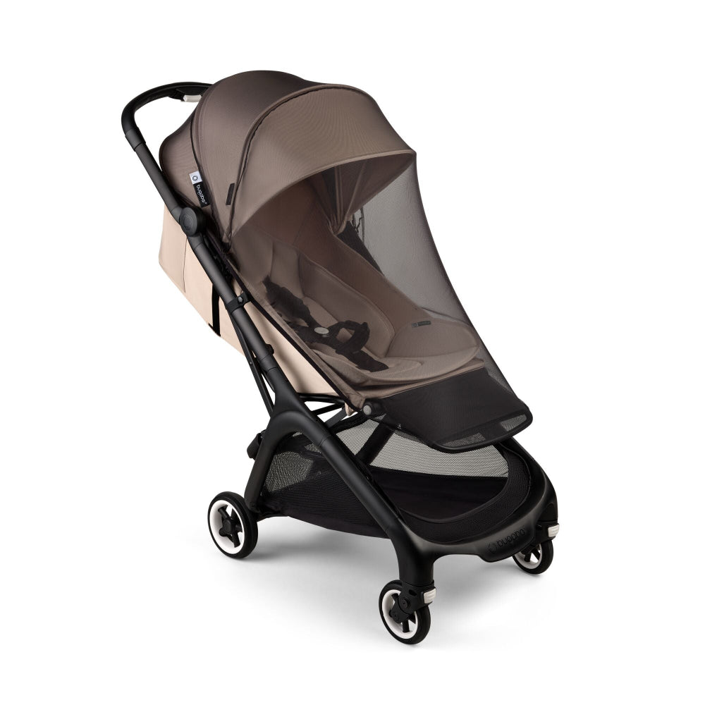 Bugaboo Butterfly/Dragonfly mosquito net for stroller in beige mesh canopy