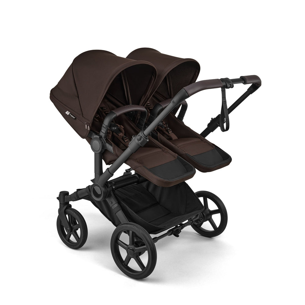 Bugaboo Donkey 6 Mono Stroller Complete in Brown fabric with black chassis