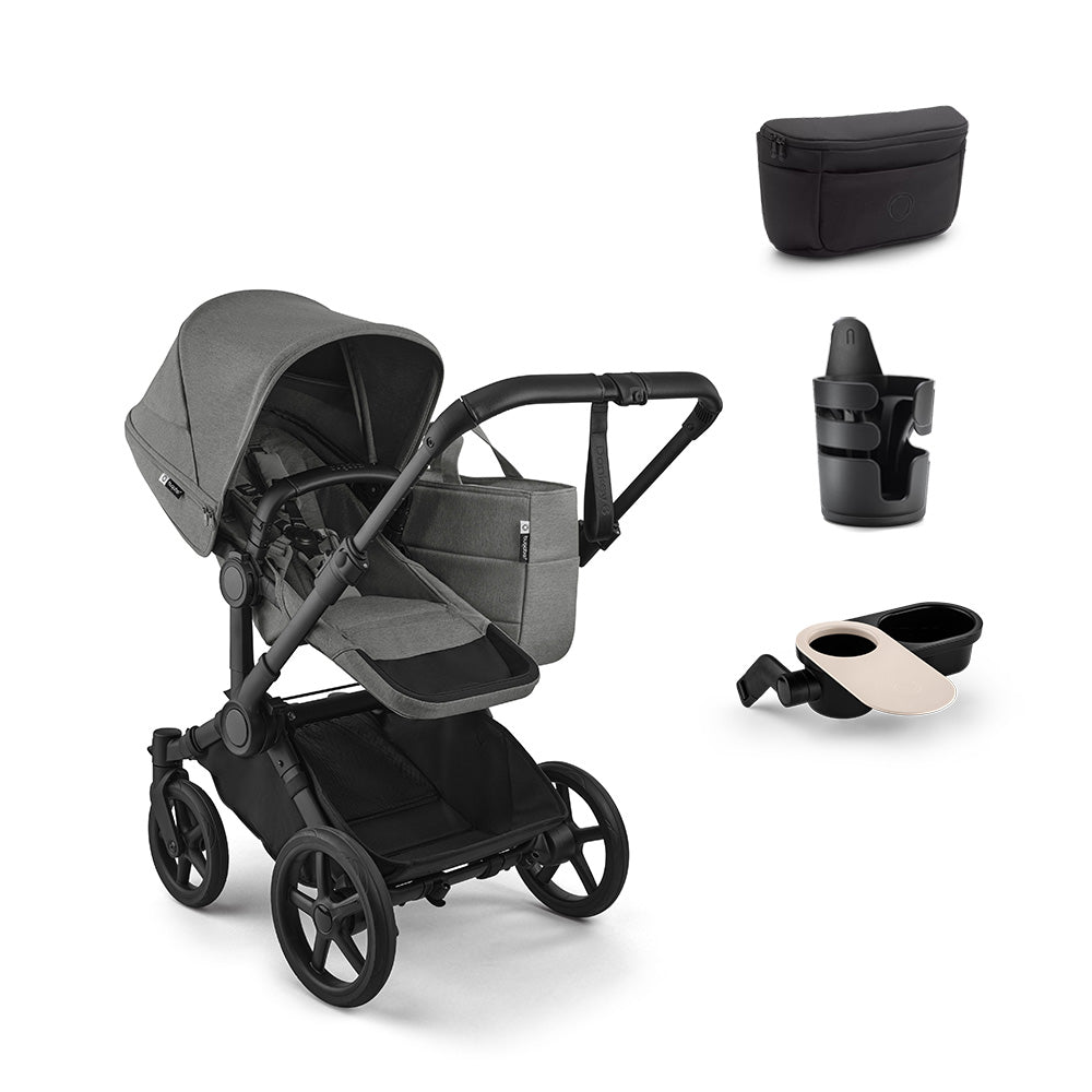 Bugaboo Donkey 6 Mono Stroller Complete + Free Organizer + Cup Holder + Snack Tray