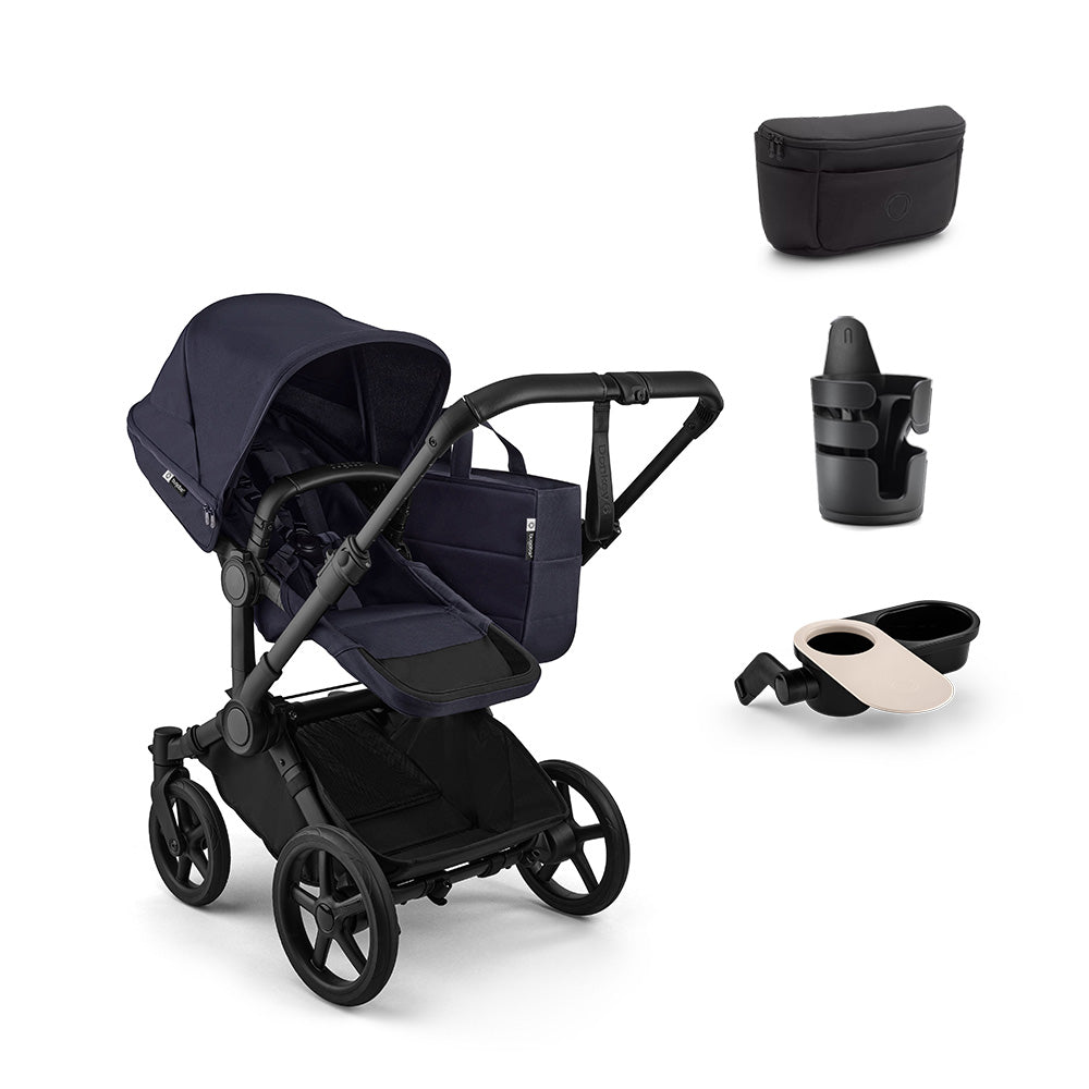 Bugaboo Donkey 6 Mono Stroller Complete + Free Organizer + Cup Holder + Snack Tray