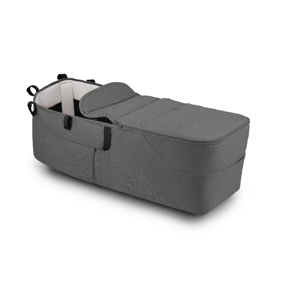Bugaboo Donkey 6 Twin Bassinet Fabric Complete in Grey side view