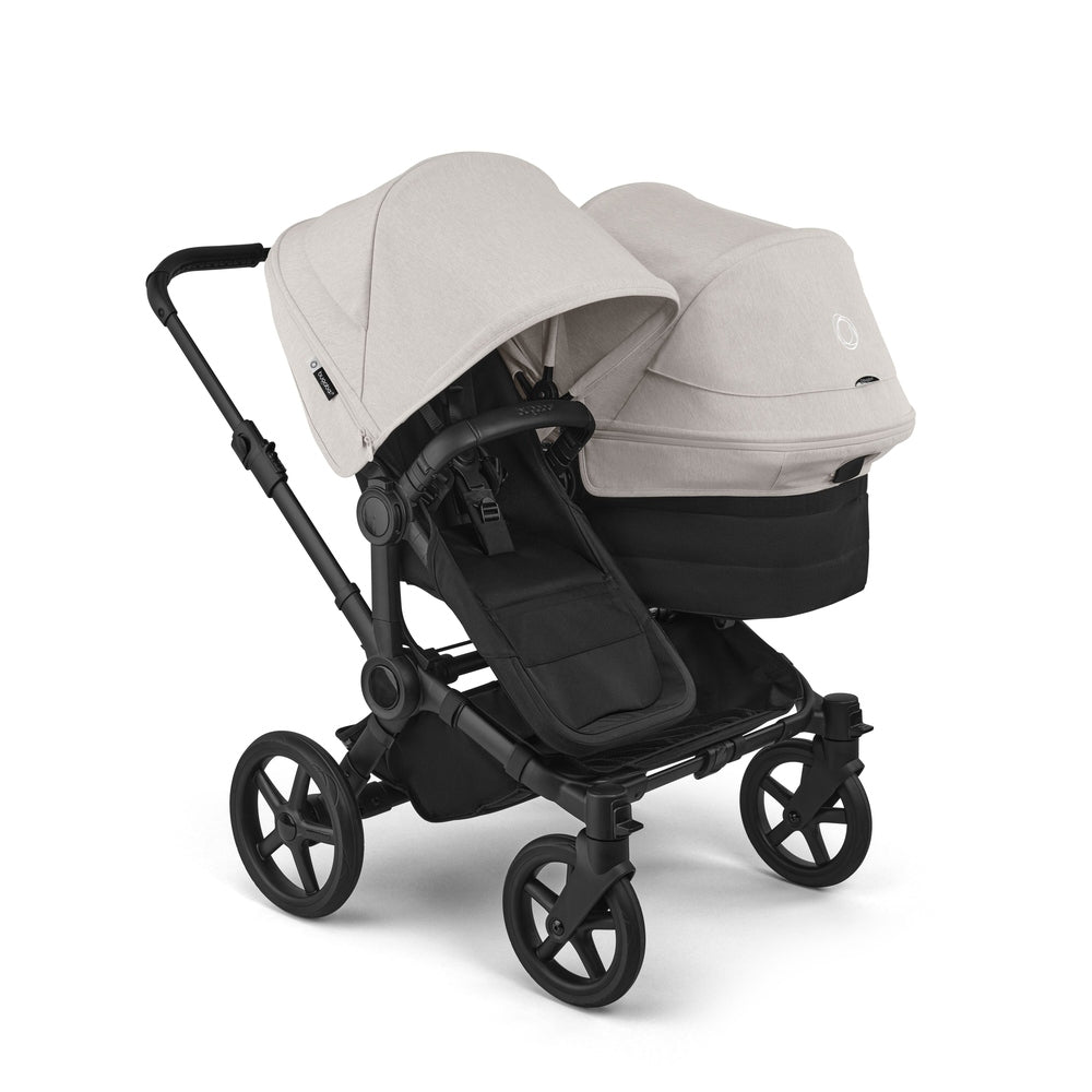 Bugaboo Donkey6 Mono Stroller Complete in Beige with Bassinet, side view