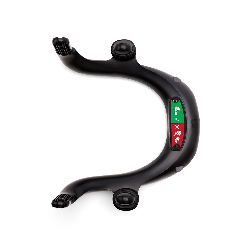 Bugaboo Kangaroo Upper Newborn Adapter for strollers, black curved accessory with built-in control panel