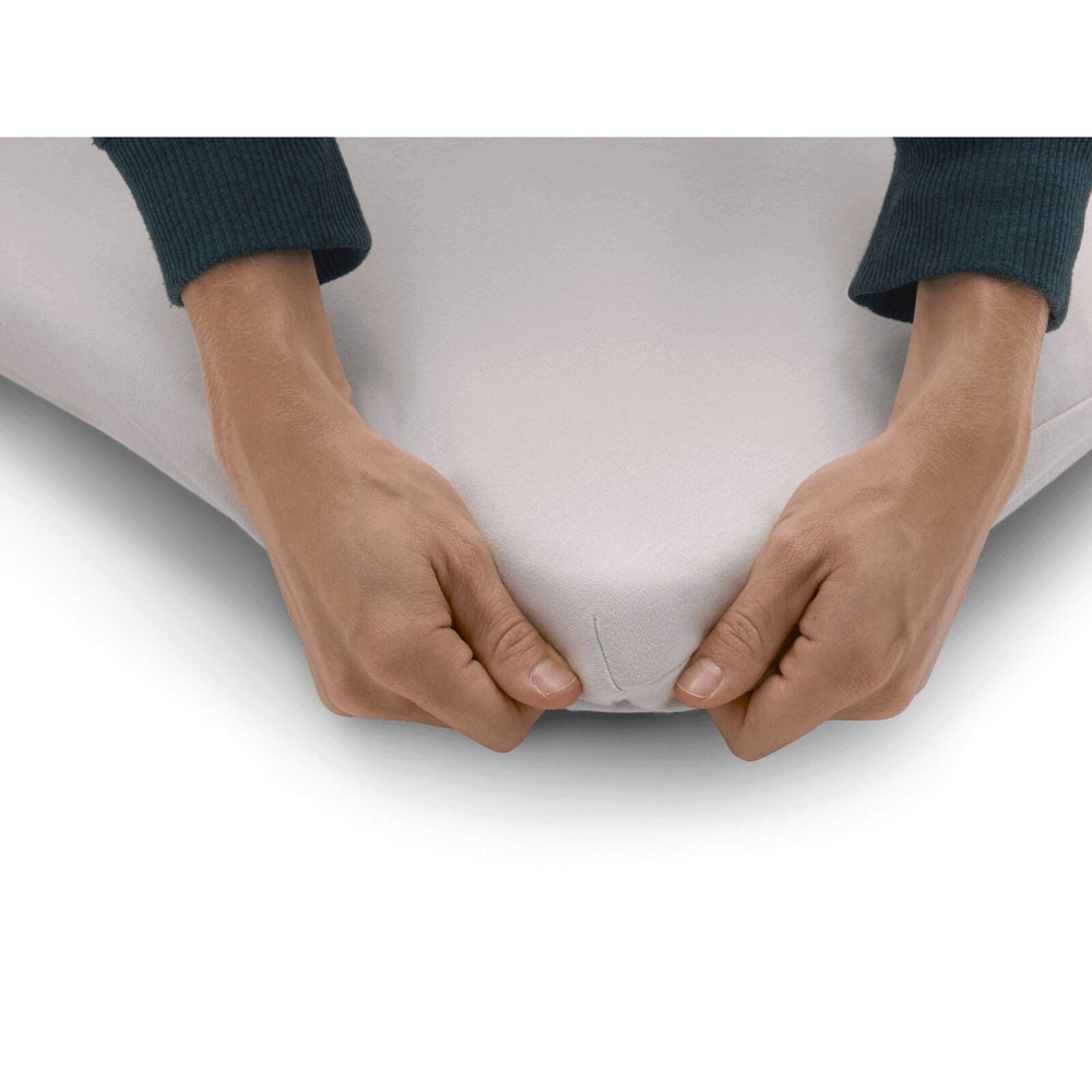 Bugaboo Stardust cotton sheet, mineral white, for bassinet/playard