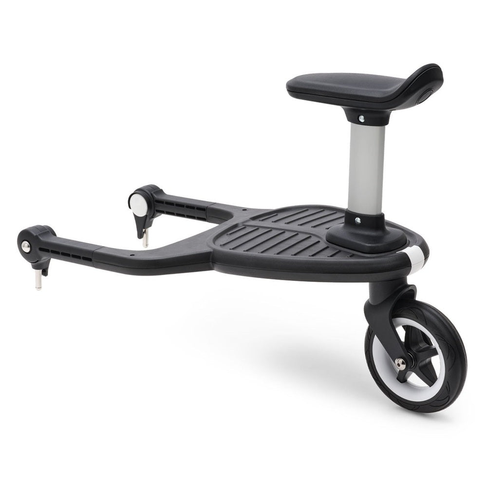 Bugaboo wheeled board for Kangaroo and Butterfly strollers, black deck with adjustable arm attachment