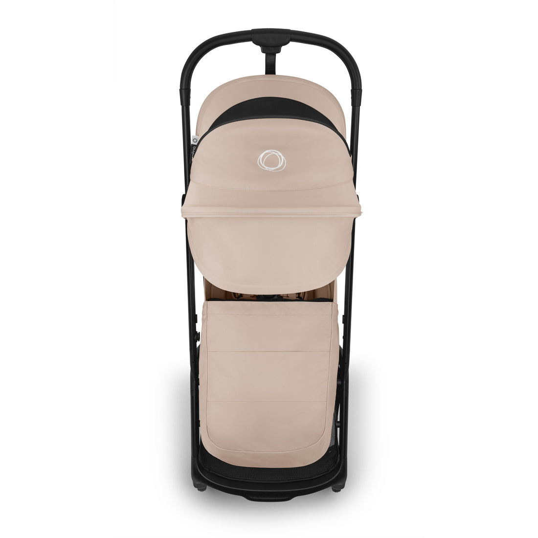 Bugaboo Butterfly 2 Plus Lightweight Travel Stroller in Desert Taupe canopy detail