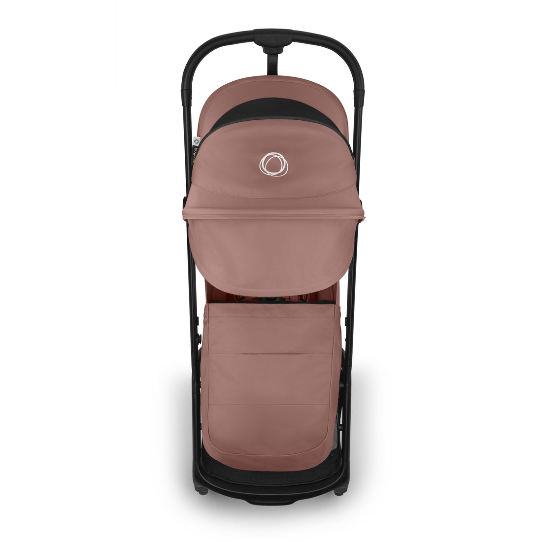Bugaboo Butterfly 2 Plus Lightweight Travel Stroller in Dusty Pink canopy detail