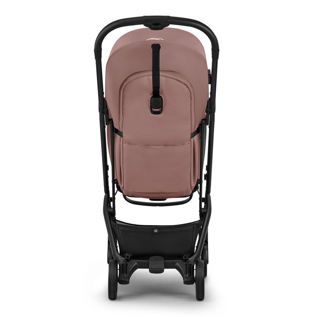 Bugaboo Butterfly 2 Plus Lightweight Travel Stroller in Dusty Pink seat inlay detail