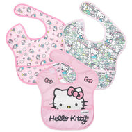 Bumkins Disney Superbib 3pk-Hello Kitty