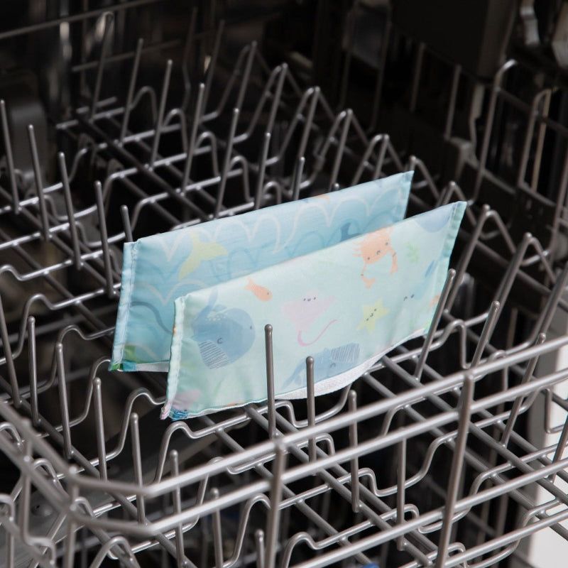 Bumkins Small Snack Bag 2pk Ocean Life