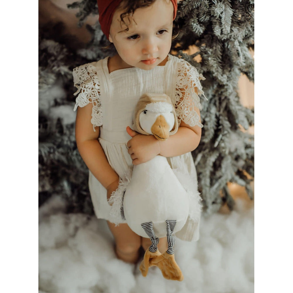 Bunnies By The Bay 12'' Avery The Aviator Snow Goose