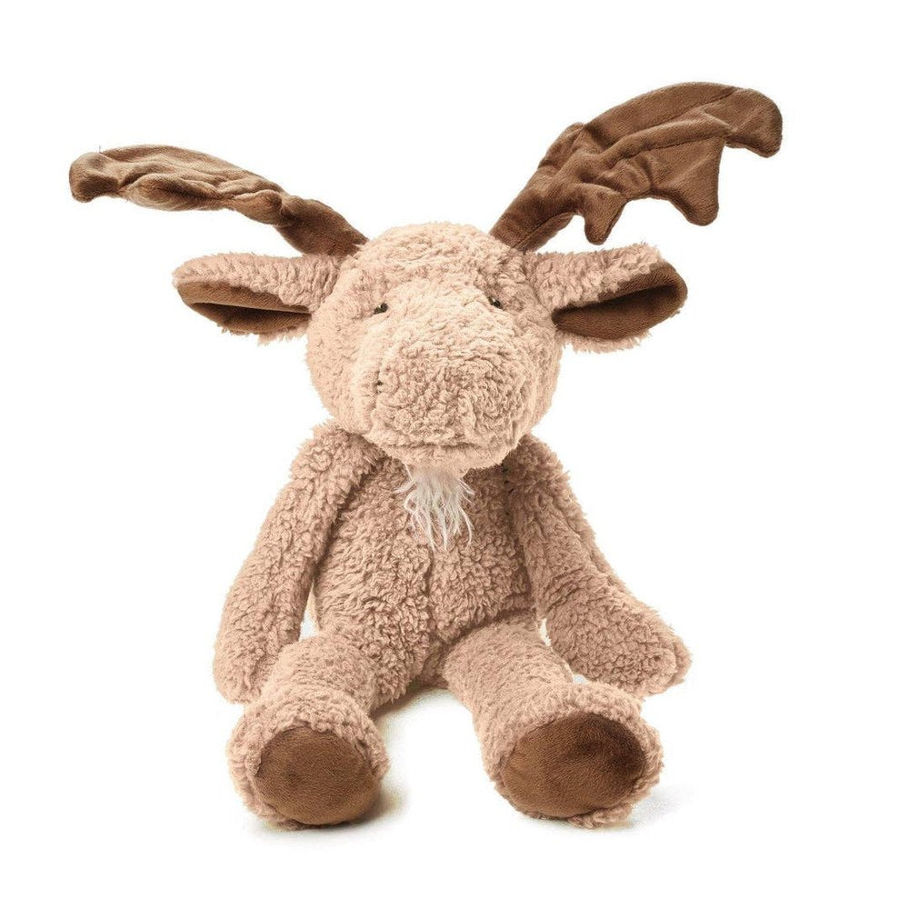 Bruce the Moose plush by Bunnies By The Bay, 16-inch brown stuffed animal with soft fur
