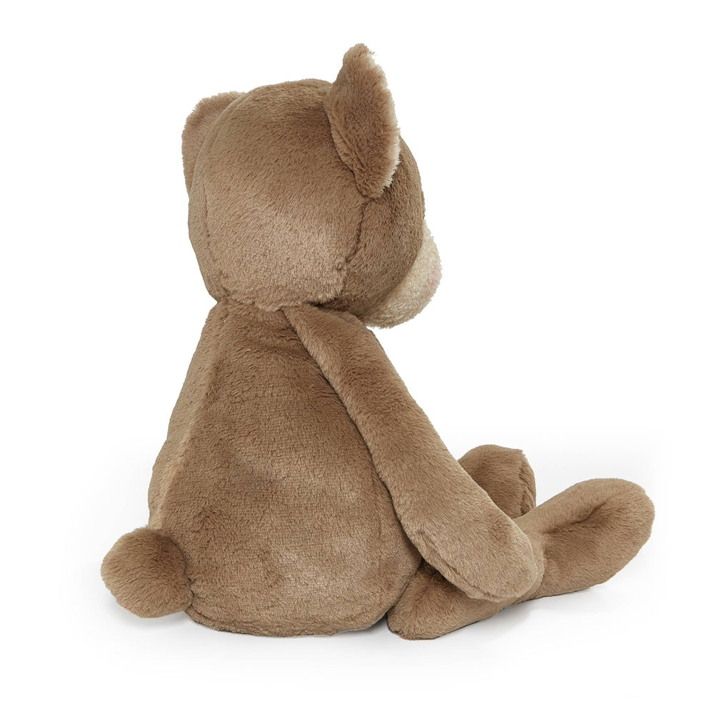 Bunnies By The Bay Cubby Bear 20in plush stuffed animal, brown teddy, sitting pose