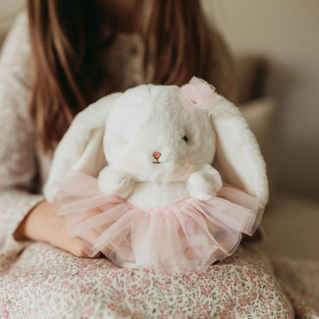 Bunnies By The Bay Cricket Island Blossom Bunny, lifestyle view of the Blossom Bunny